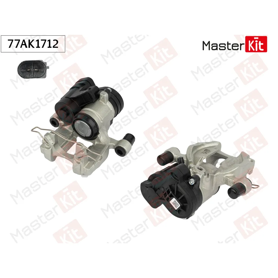 Тормозной суппорт зад. лев. Audi A3 (8V1, 8VK) 2012 - 77AK1712 MASTERKIT 77AK1712