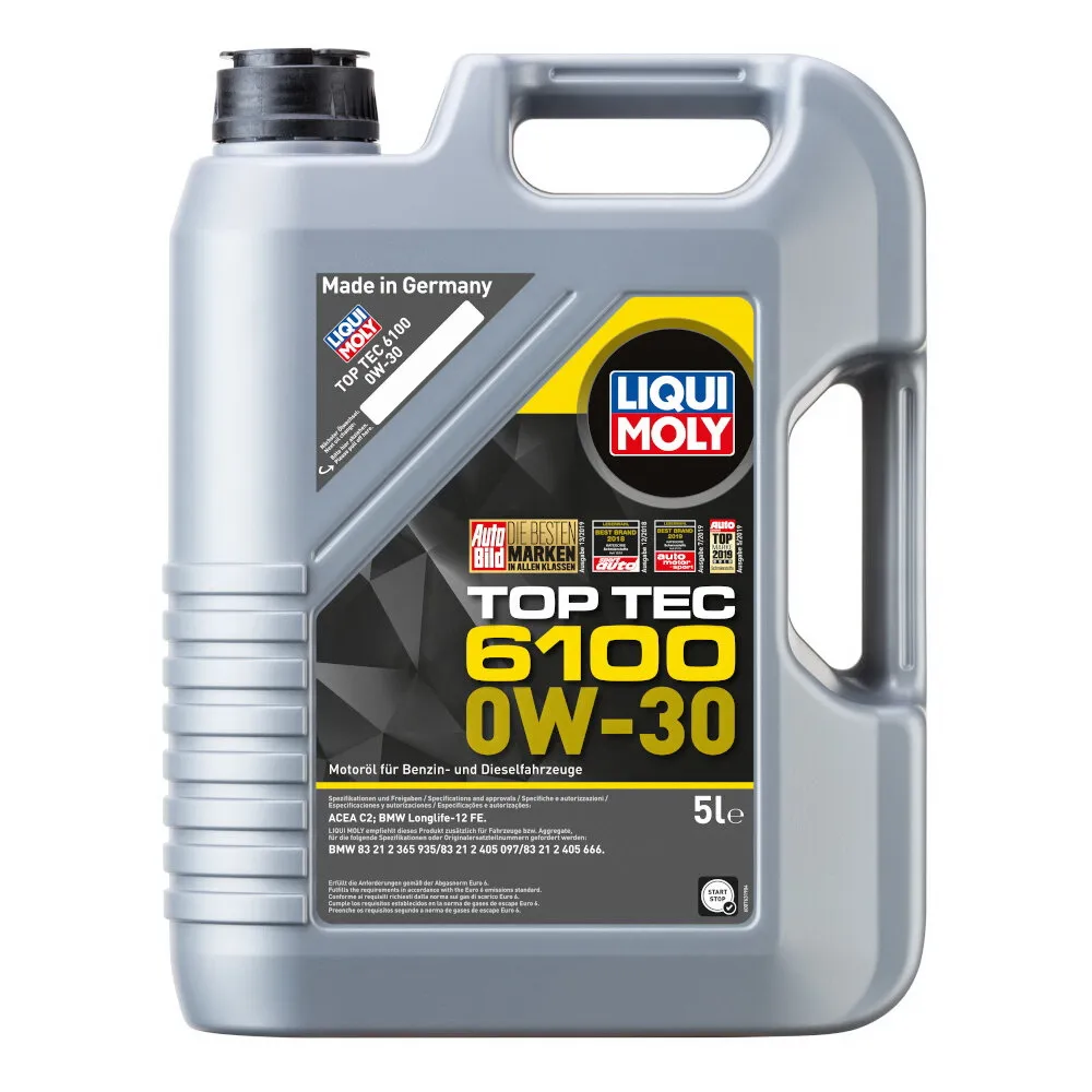 Масло моторное Top Tec 6100 0W-30 C2 (5л) LIQUI MOLY 20779