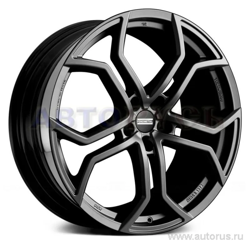 Диск литой R22 10J 5x112/66.5 ET45 FONDMETAL 9XR Matt Titanium 9XRJ1022455112KTE1