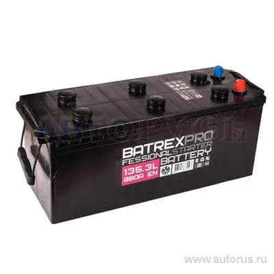 Аккумулятор BATREX Standart 135 А/ч L+(3) 513x190x223 A EN 880 А