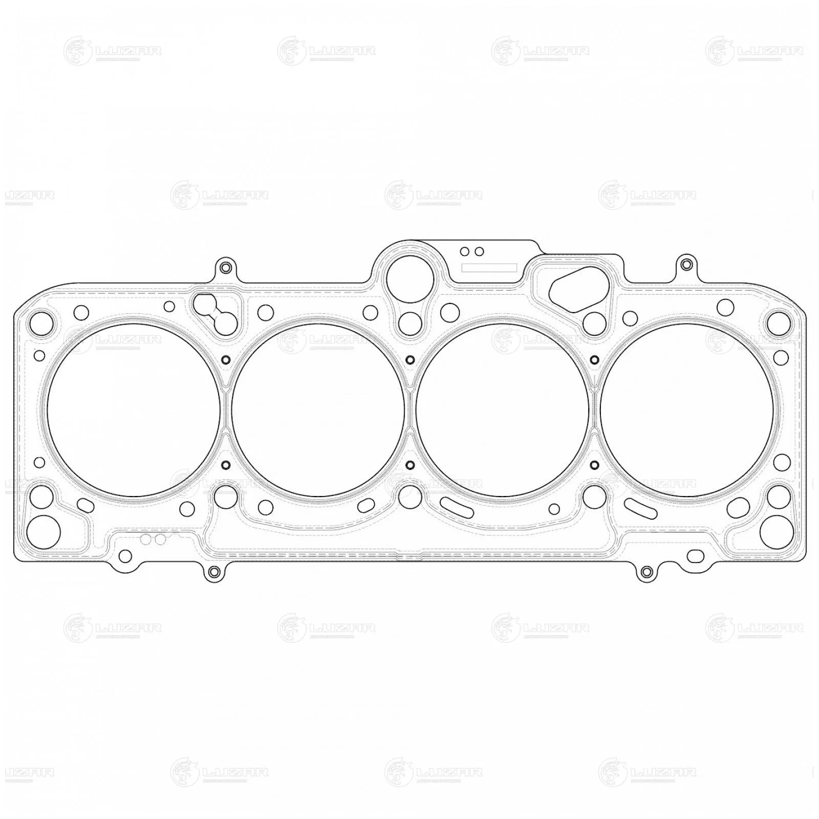 Прокладка ГБЦ для Skoda Octavia (05-)/WV Jetta (05-)/Golf VI (08-) 1 LUZAR LES 11804