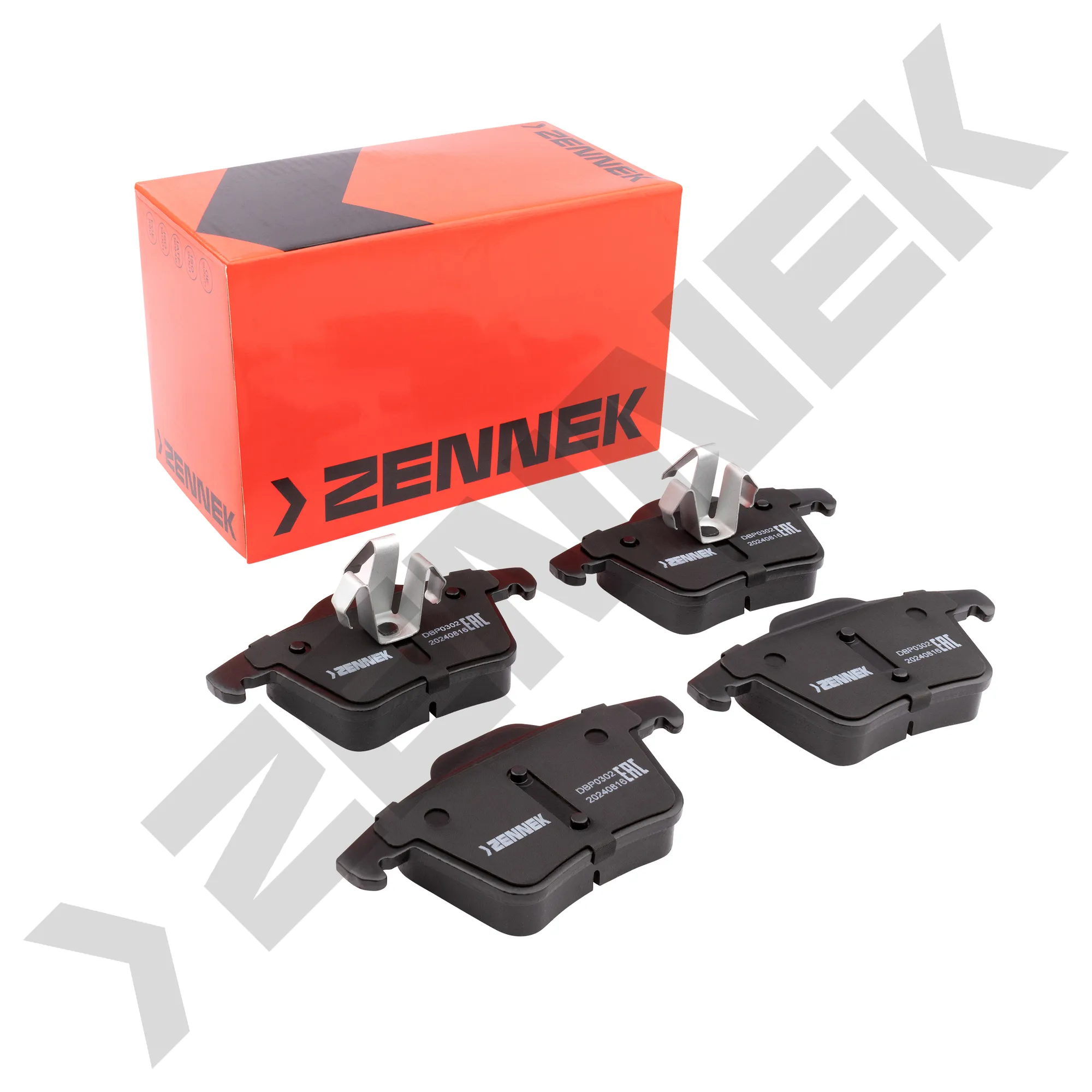 Колодки тормозные дисковые задние VOLVO XC90 02-15, ZENNEK DBP0302