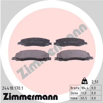 SBB Opel ZIMMERMANN 24418.170.1