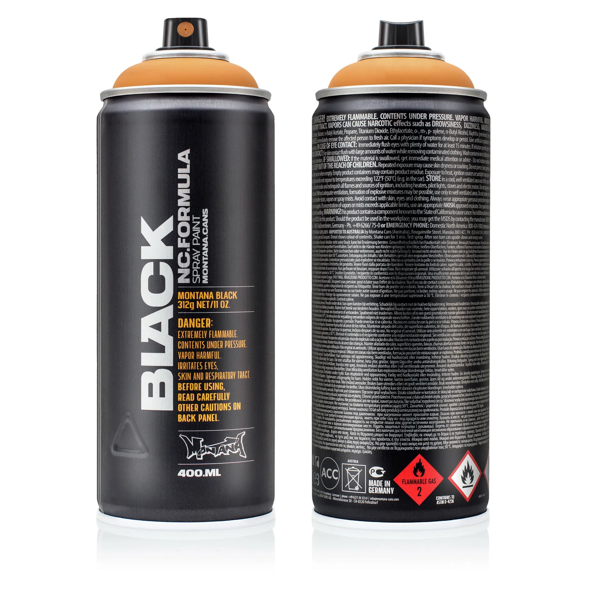 Краска BLACK топаз MONTANA CANS 1050 BLK