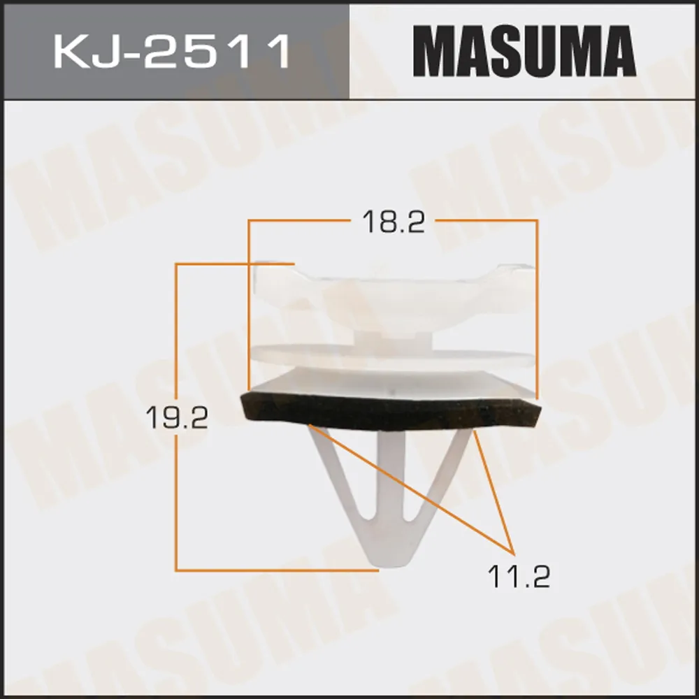 Клипса универс. 2511-KJ [уп.50] MASUMA KJ-2511