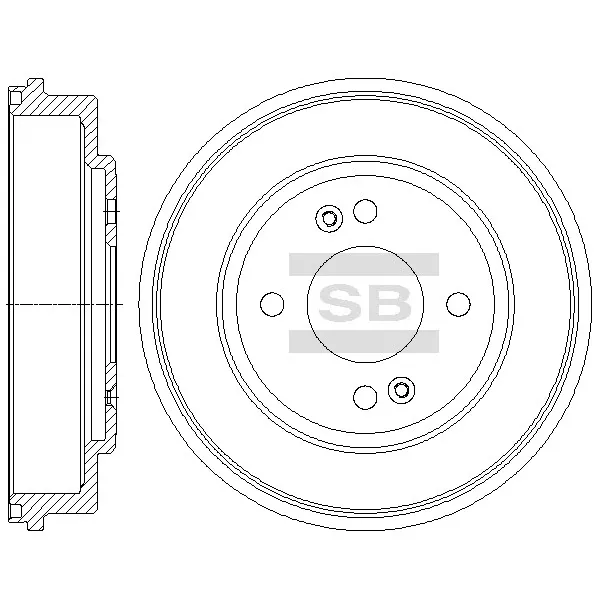 Барабан тормозной SANGSIN BRAKE SD1079