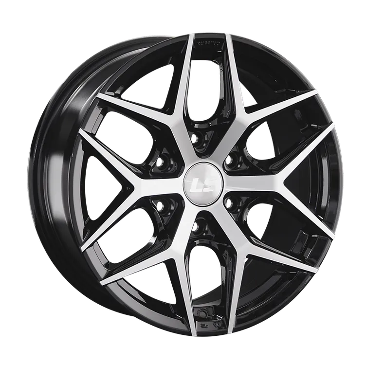 Диск литой R17 8J 6x139.7/67.1 ET38 LS LS 1303 BKF S083791
