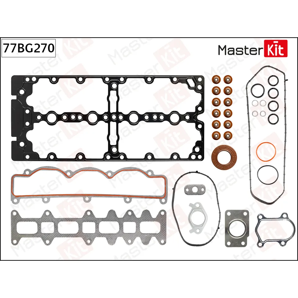 Набор прокладок верхний FIAT DUCATO (2002-2006) MASTERKIT 77BG270