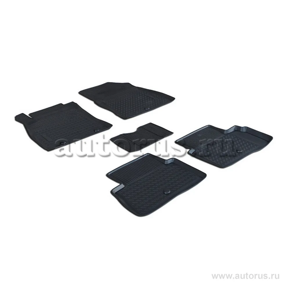 Коврики салона полиуретан черный Nissan Juke F15 2010- с крепежом COMFORT 36.21.503.PL
