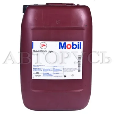 Масло индустриальное Mobil DTE Oil Light минеральное 20 л 154238
