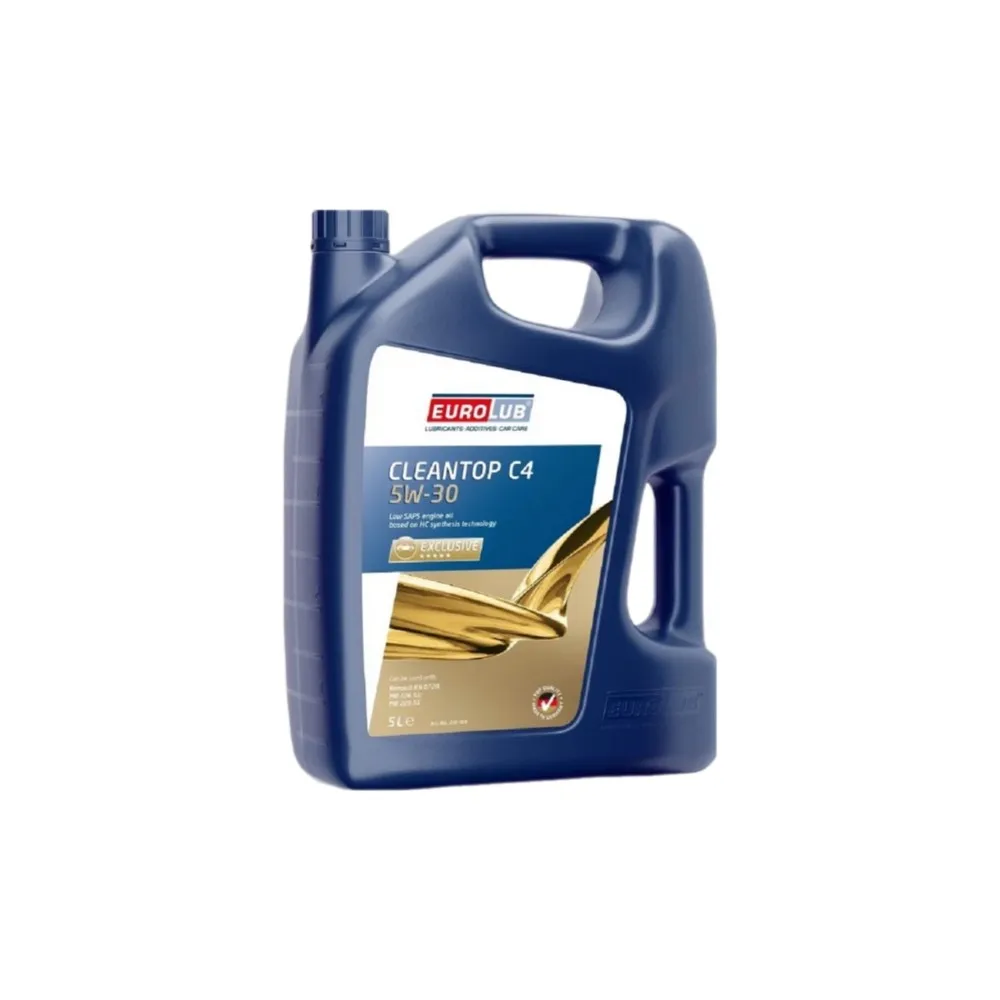 Масло моторное EUROLUB CLEANTOP C4 5W30 ACEA C4 5л уп.4шт. EUROLUB 220005
