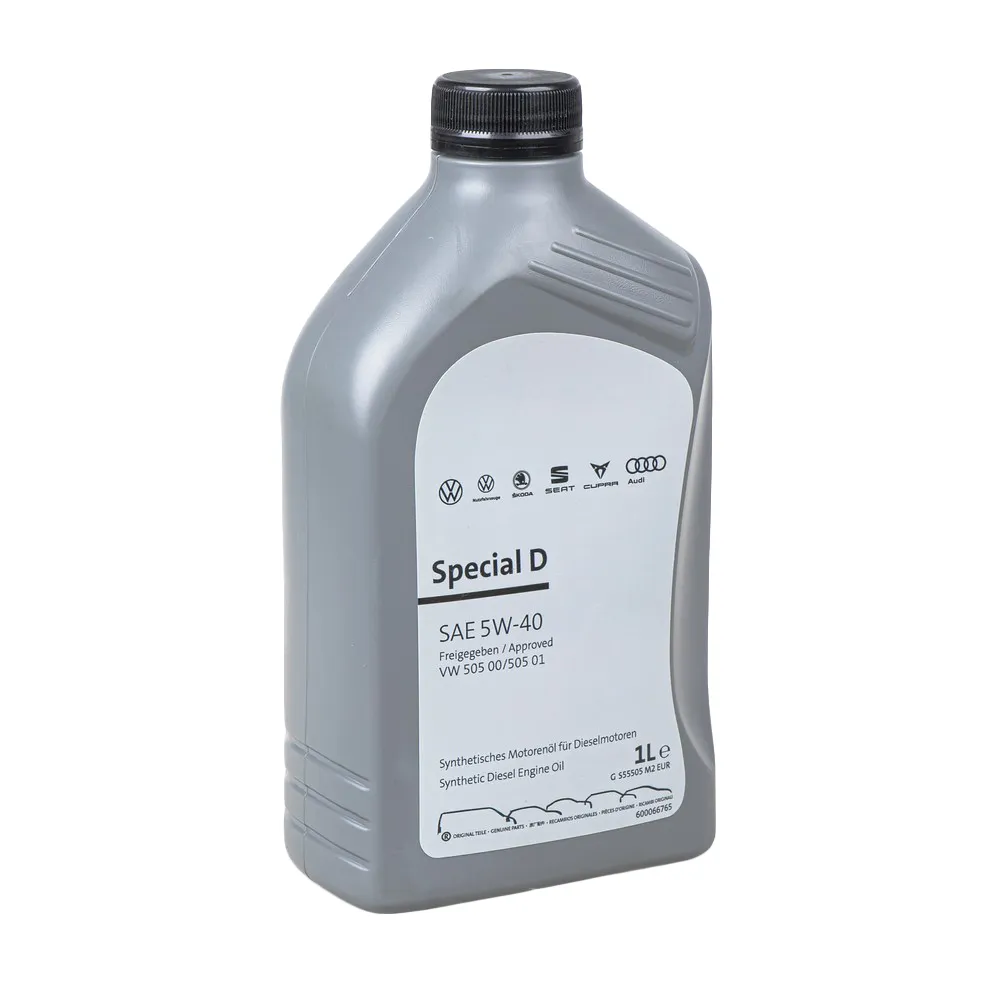 Масло моторное синтетическое Special D 5W-40, 1л VAG GS55505M2EUR
