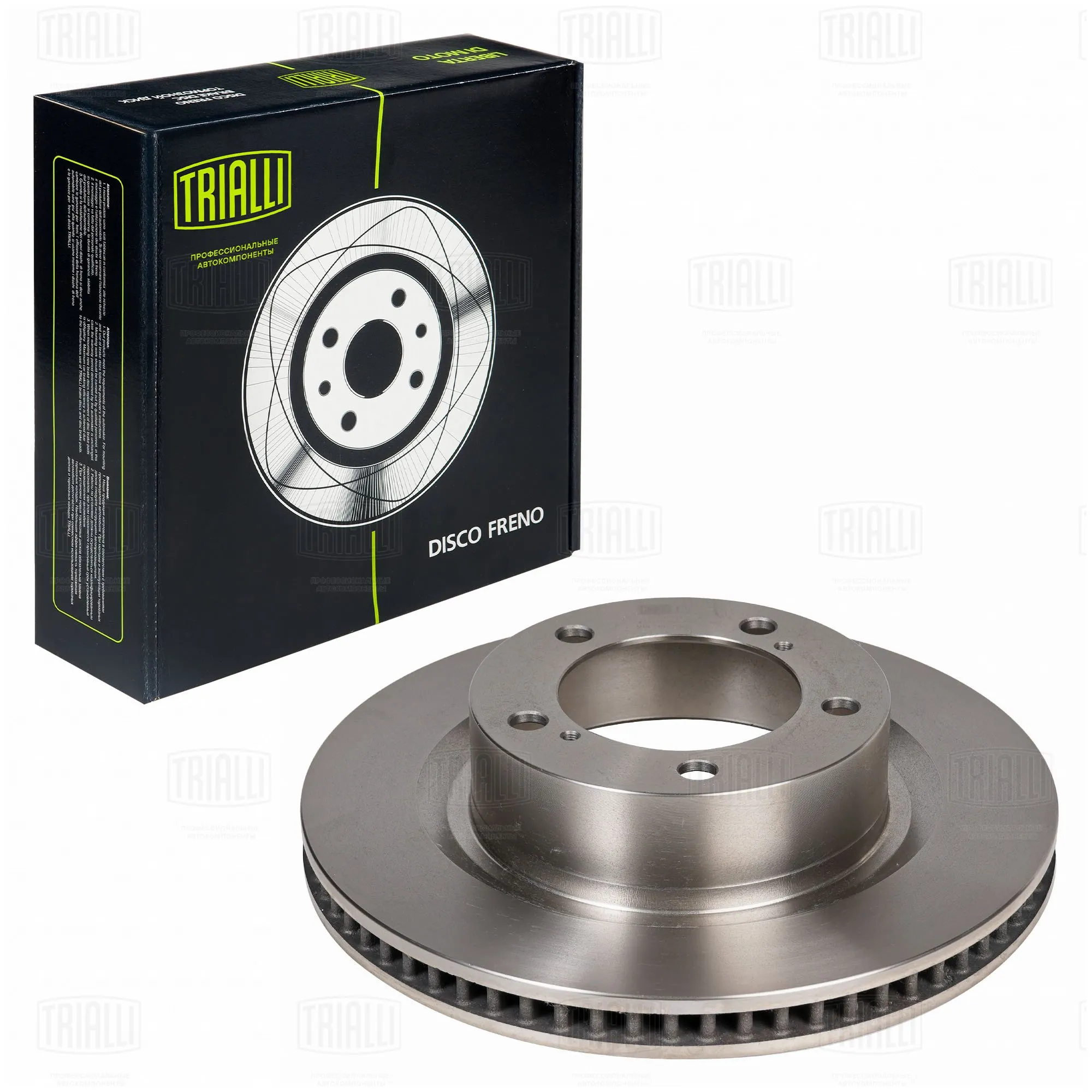 Диск тормозной передний для а/м TOYOTA LAND CRUISER 200 (15-) D=354 TRIALLI DF 190609
