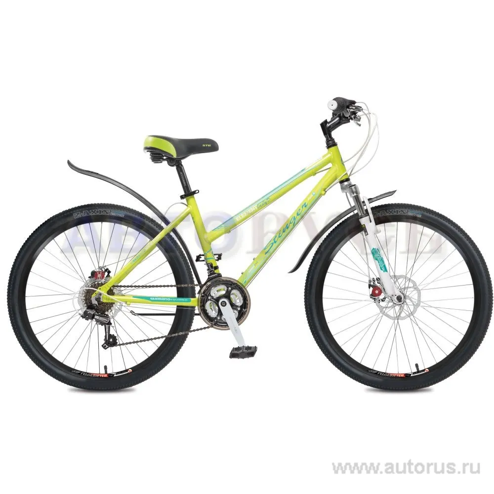 Велосипед 26 горный STINGER Element Lady D (2017) количество скоростей 18 рама 16 зеленый