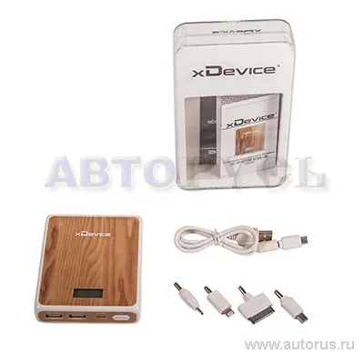 Зарядное устройство, АКБ xDEVICE X-Power 5, 10000mAh, wood, для мобильных устройств