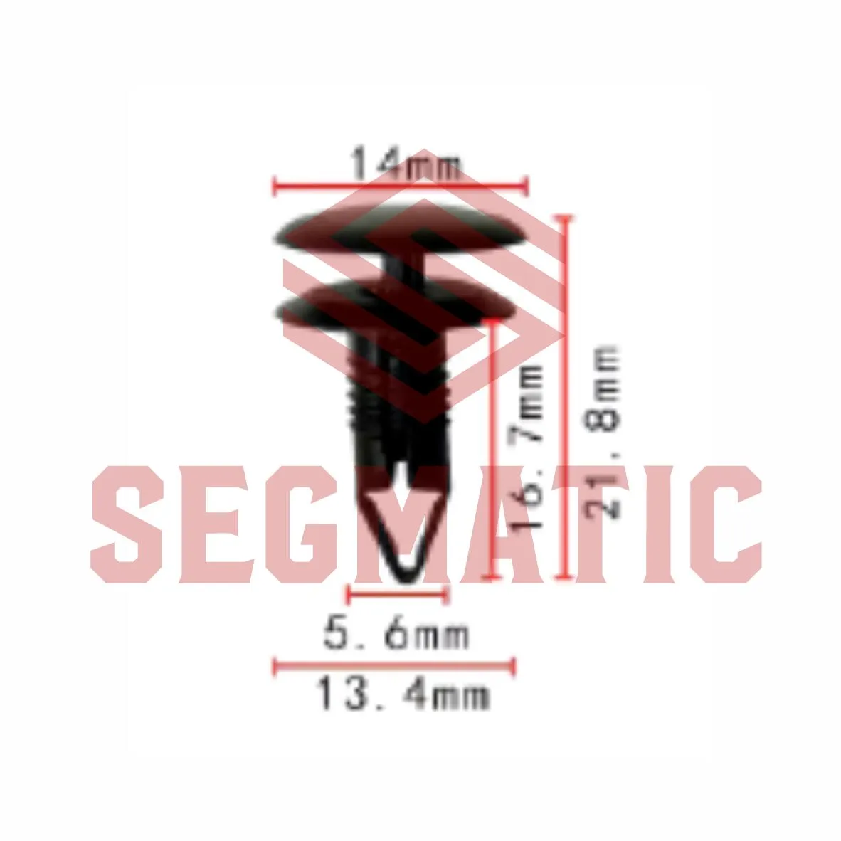 Клипса пластмассовая MAZDA SEGMATIC SG70203434