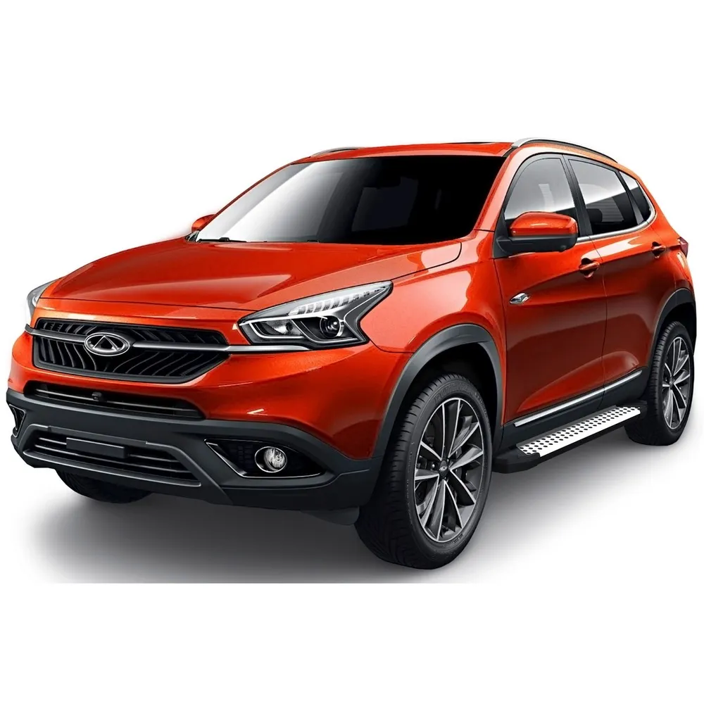 Порог-площадка Bmw-Style D180AL + комплект крепежа, RIVAL, Chery Tiggo 7 2019-, RIVAL, Chery Tiggo Chery Tiggo 7, Tiggo 8 D180AL.0905.1