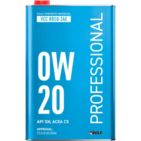 Масло моторное Rolf Professional 0W-20 C5 SN 1л (металл) ROLF 667170