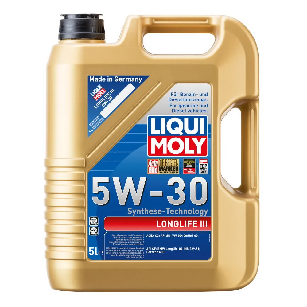Масло моторное Longlife III 5W-30 SN C3 (5л) LIQUI MOLY 20822