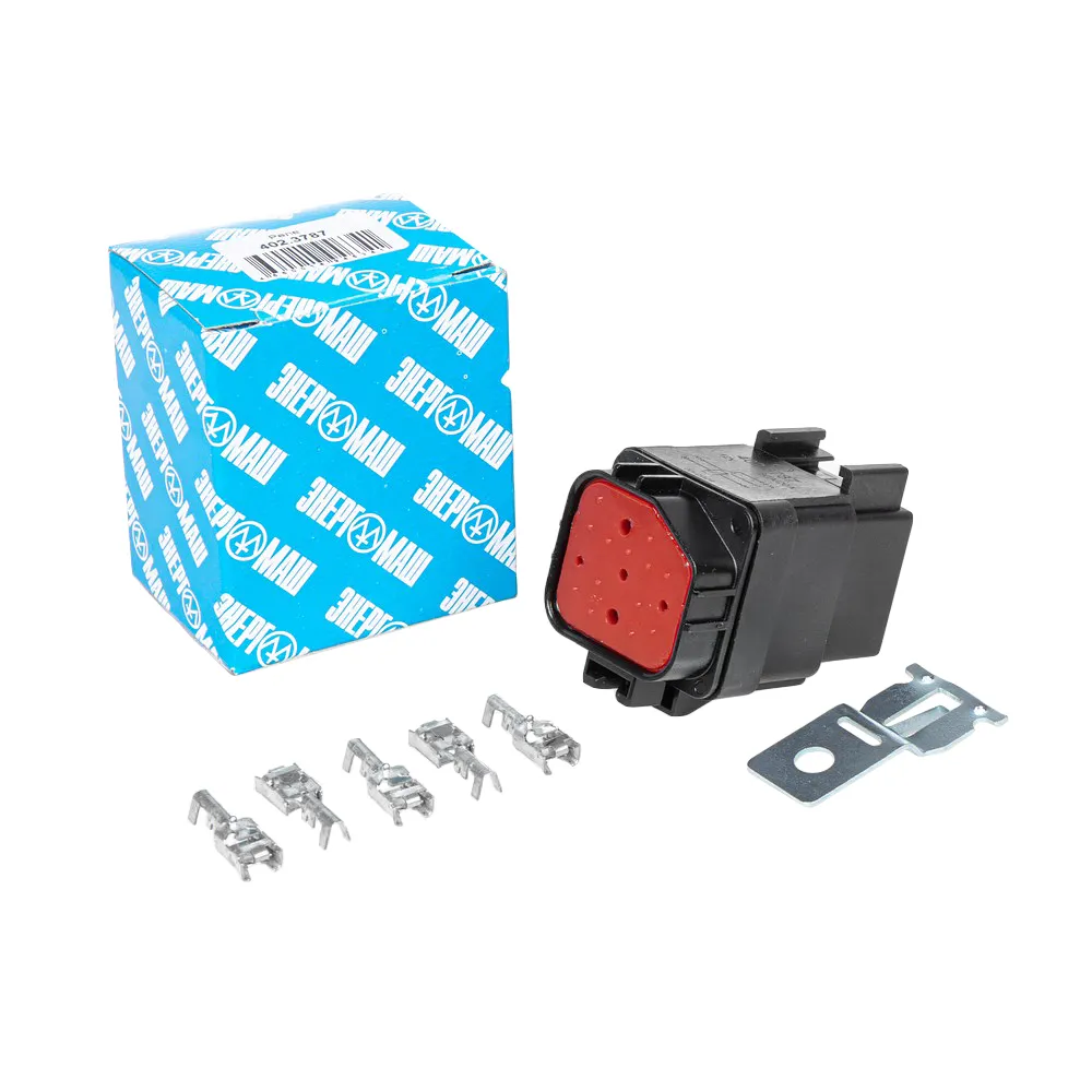 Реле электромагнитное 12V 5-ти контактное 30/20А с кронштейном переключающее ЭНЕРГОМАШ Энергомаш 402.3787