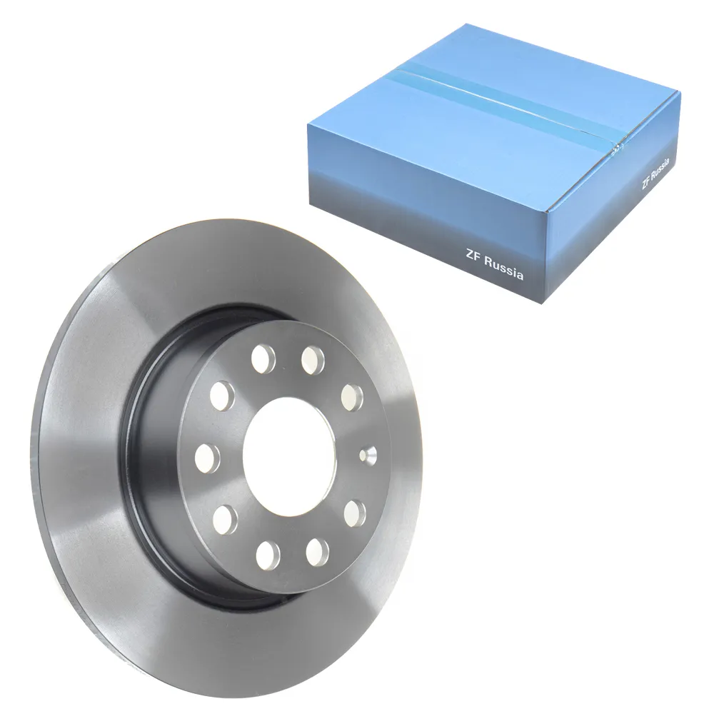 Диск тормозной задний для VAG A3/OCTAVIA II/VW GOLF VII/JETTA IV/TOURAN II ZF RUSSIA DF7911 ZFR