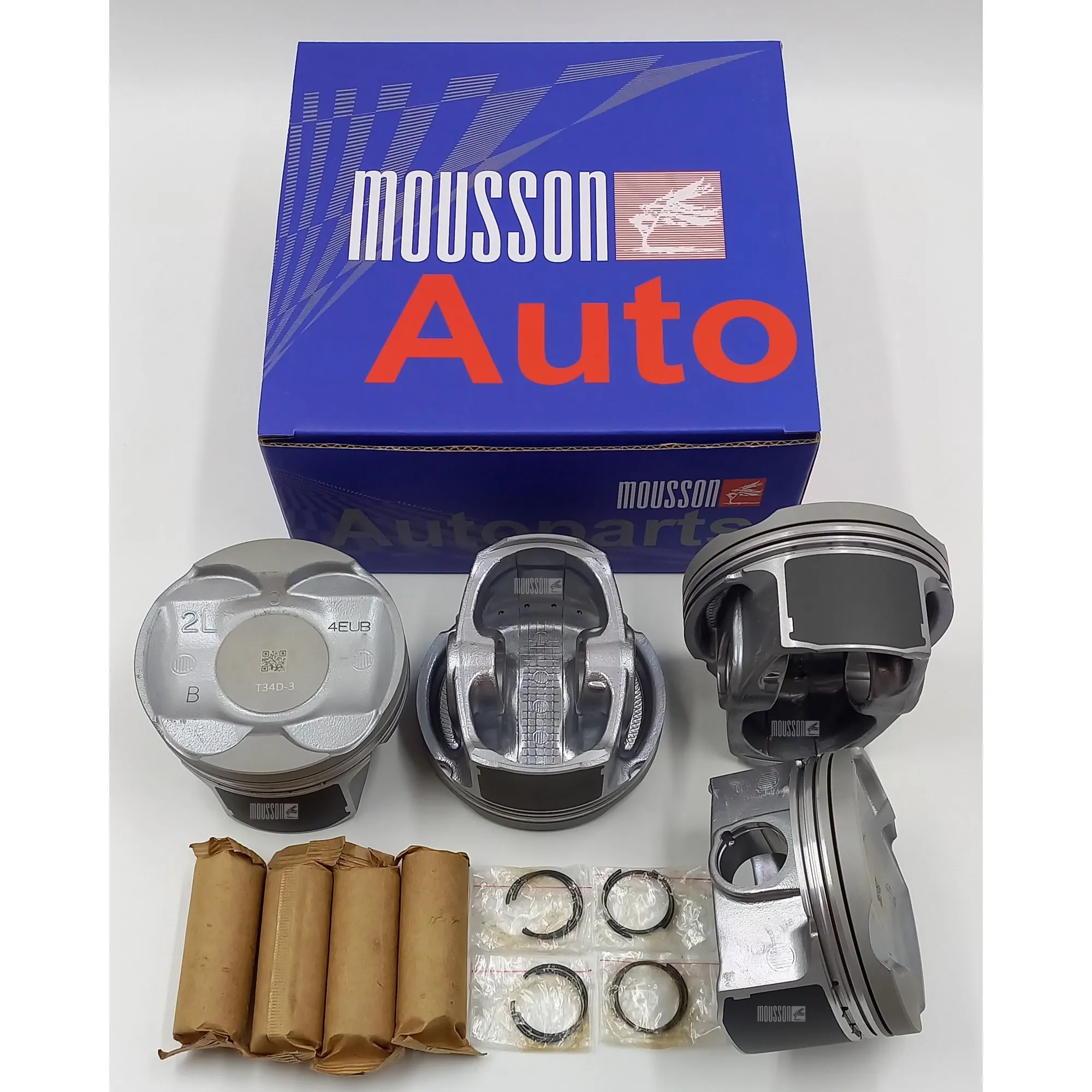 Поршень без колец комплект Toyota 2,5L 2AR-FE на 1 цилиндр MOUSSON SPS2ARFESTD