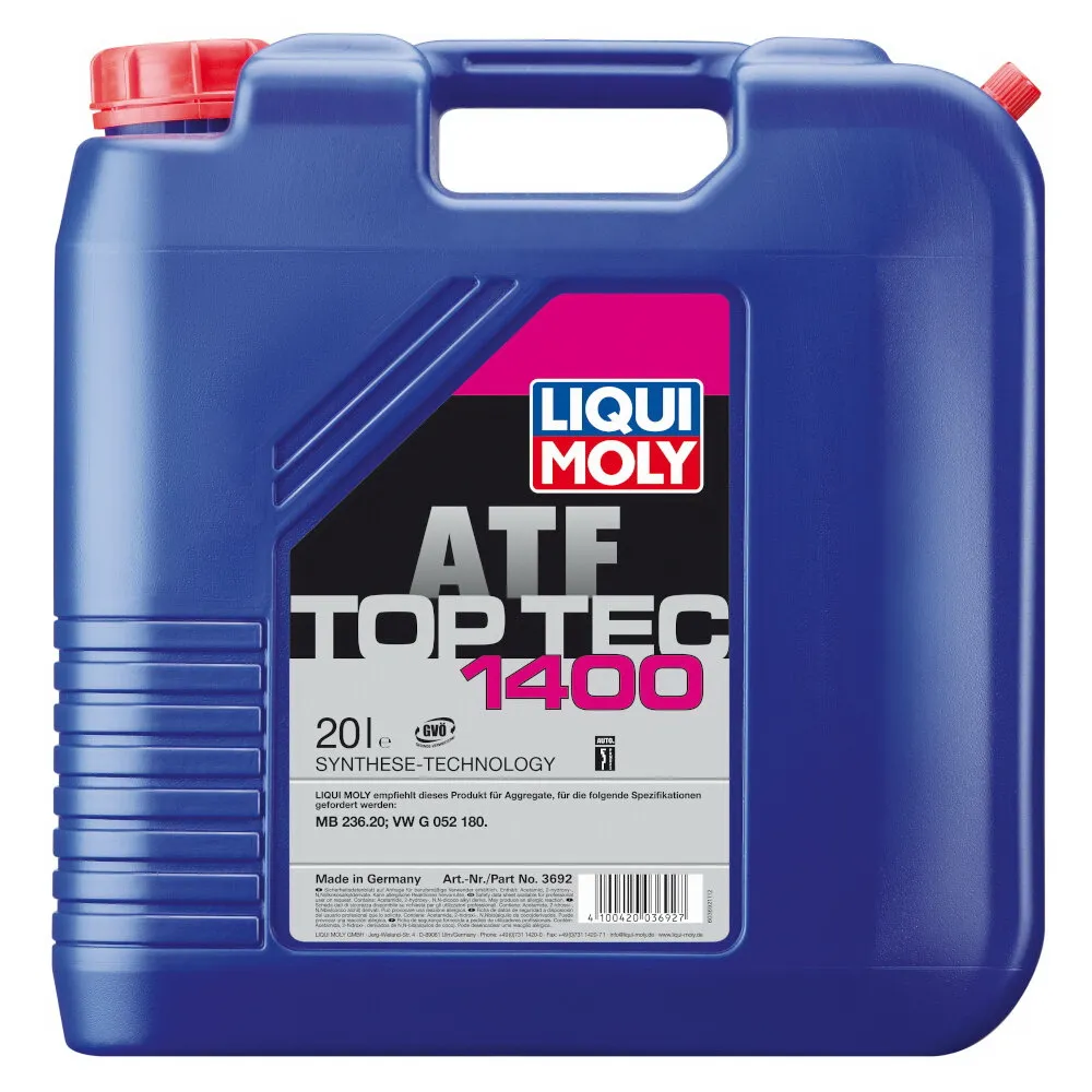 Масло трансмиссионное д/CVT Top Tec ATF 1400 (20л) LIQUI MOLY 3692
