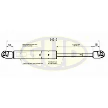 АМОРТИЗАТОР БАГАЖНИКА OPL ZAFIRA 04/99- 590N L=542/193MM