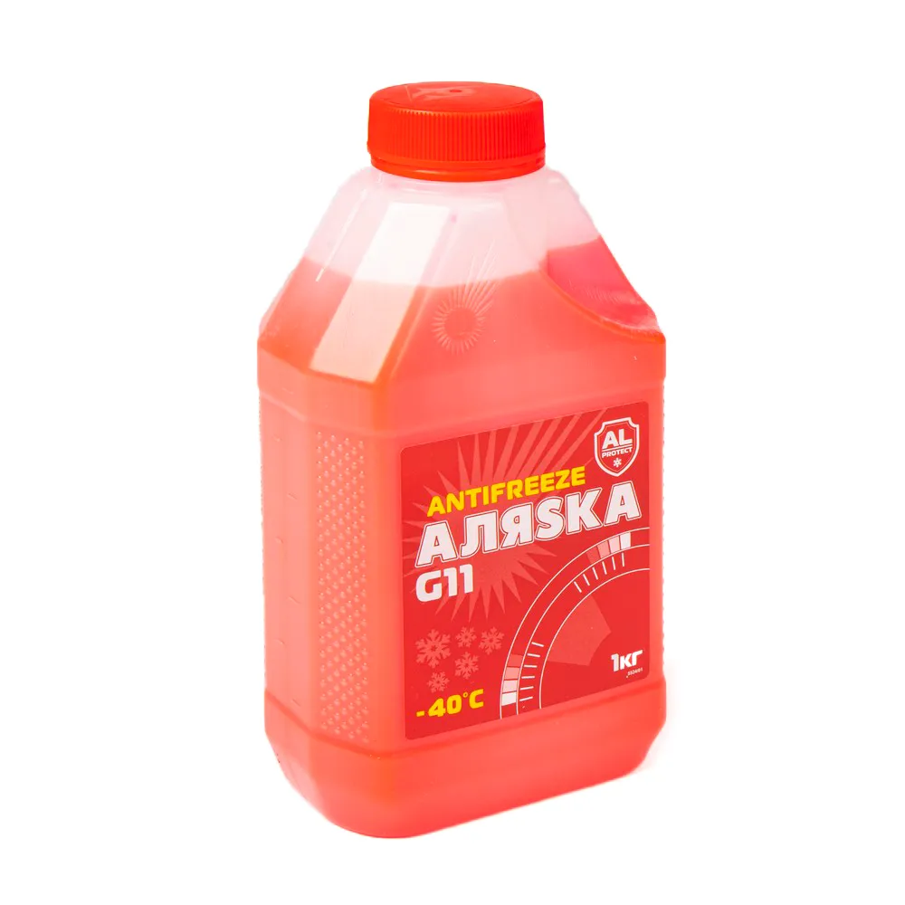 Антифриз Аляска 40 G11 готовый -40C красный 1 кг 5524