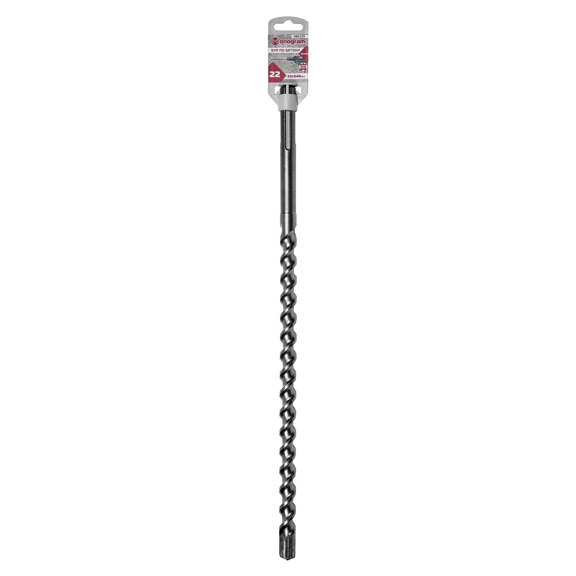 Бур по бетону MONOGRAM Special SDS-max 22x400/540 мм Monogram 088-529