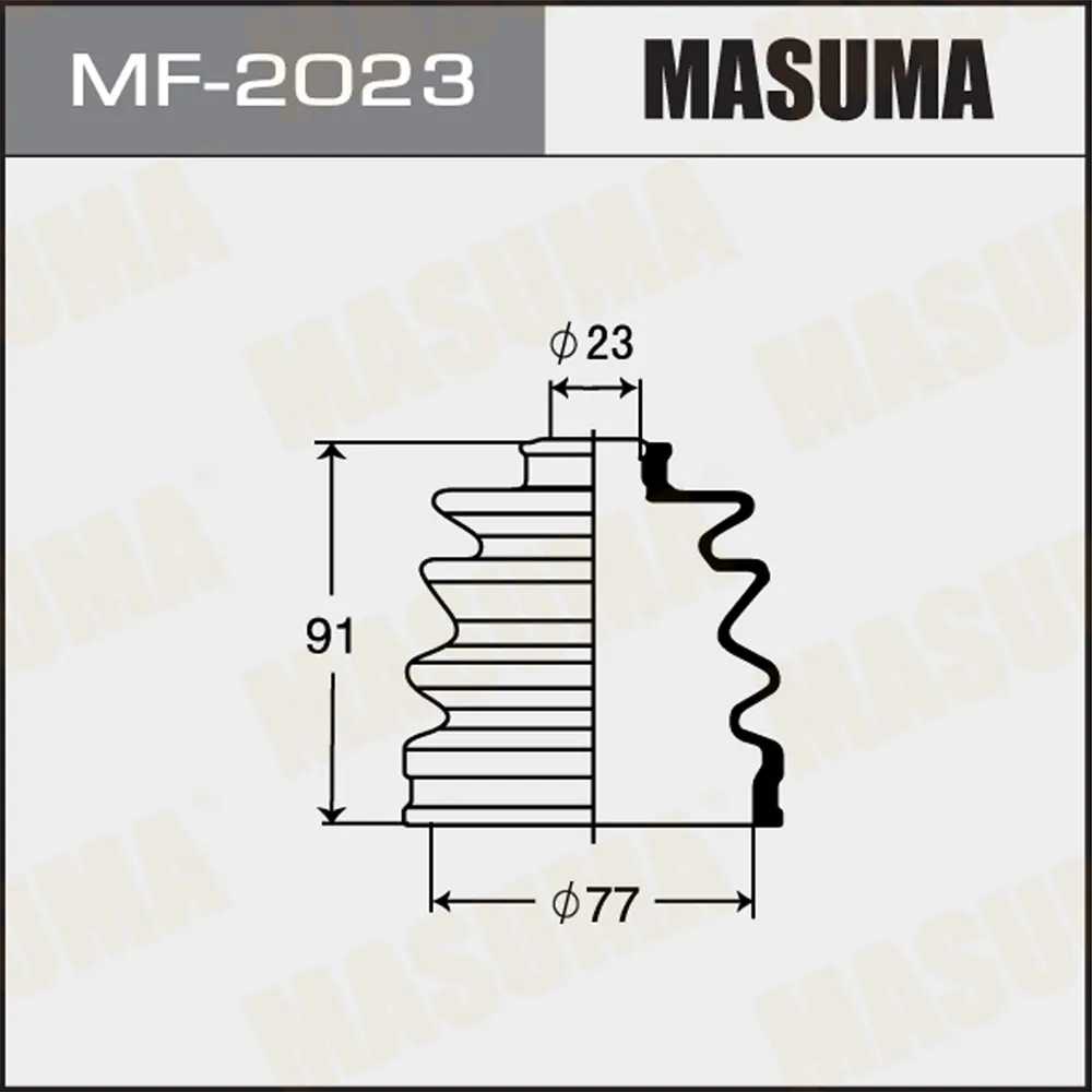 Пыльник шруса пер. наруж. MASUMA MF2023