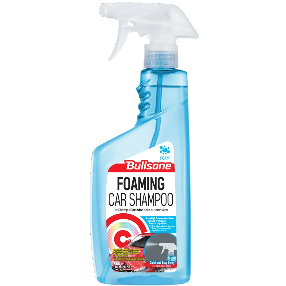 BULLSONE Шампунь автомобильный готовый пенный для ручной мойки 550 мл BULLSONE CLN-106-00004