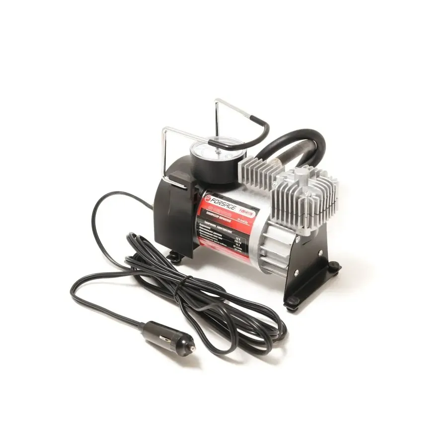 Компрессор поршневой автомобильный F-20141175 FORSAGE(35л/мин, 15А) 12V FORSAGE F20141175