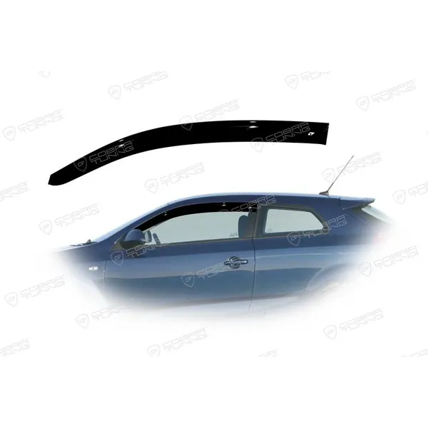 Дефлектора на окна Kia Ceed I Hb 3d 2007-2012EuroStandard деф.окон Cobra Tuning KE10307