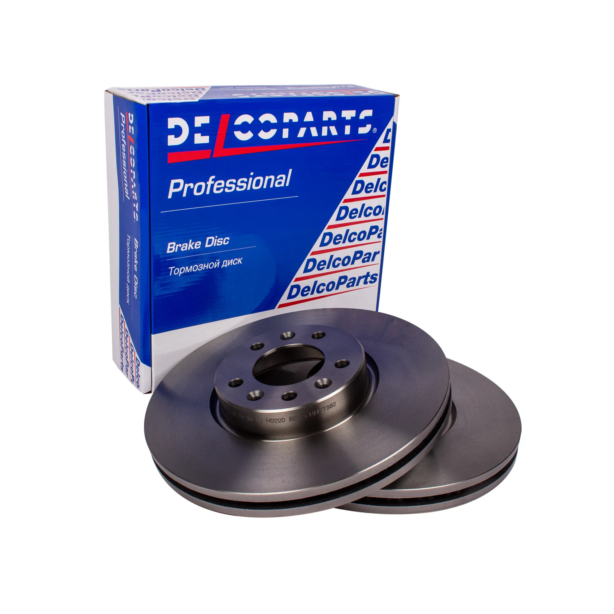 Диск тормозной передний PEUGEOT EXPERT, CITROEN JUMPY DELCOPARTS 19177382