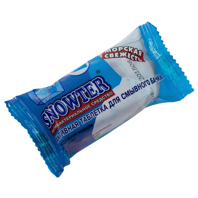 Таблетки для бачка унитаза Таблетки для сливного бачка SNOWTER 50гр. Морская свеж 760903