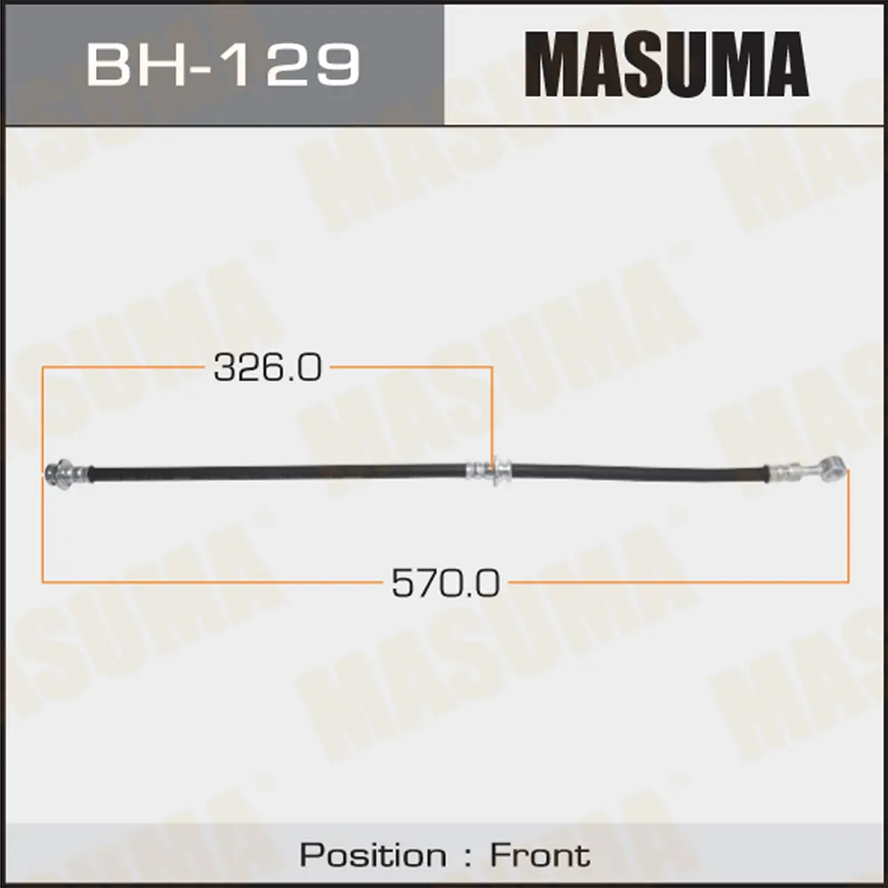 Шланг тормозной передний NISSAN TERRANO MASUMA BH-129