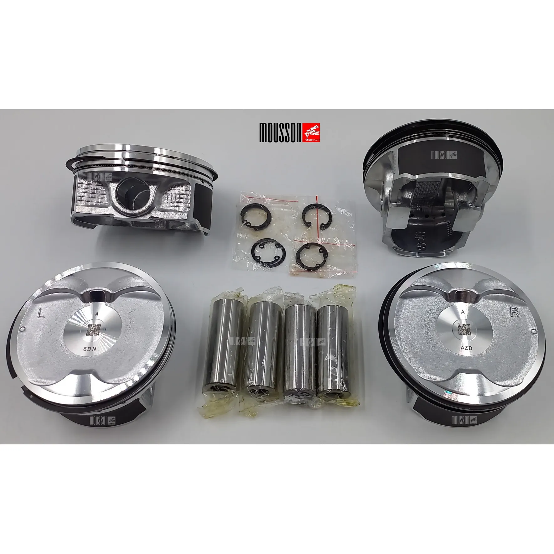 Поршень кольца комплект Subaru 2.5L EJ25 на 1 цилиндр MOUSSON SPREJ255STD