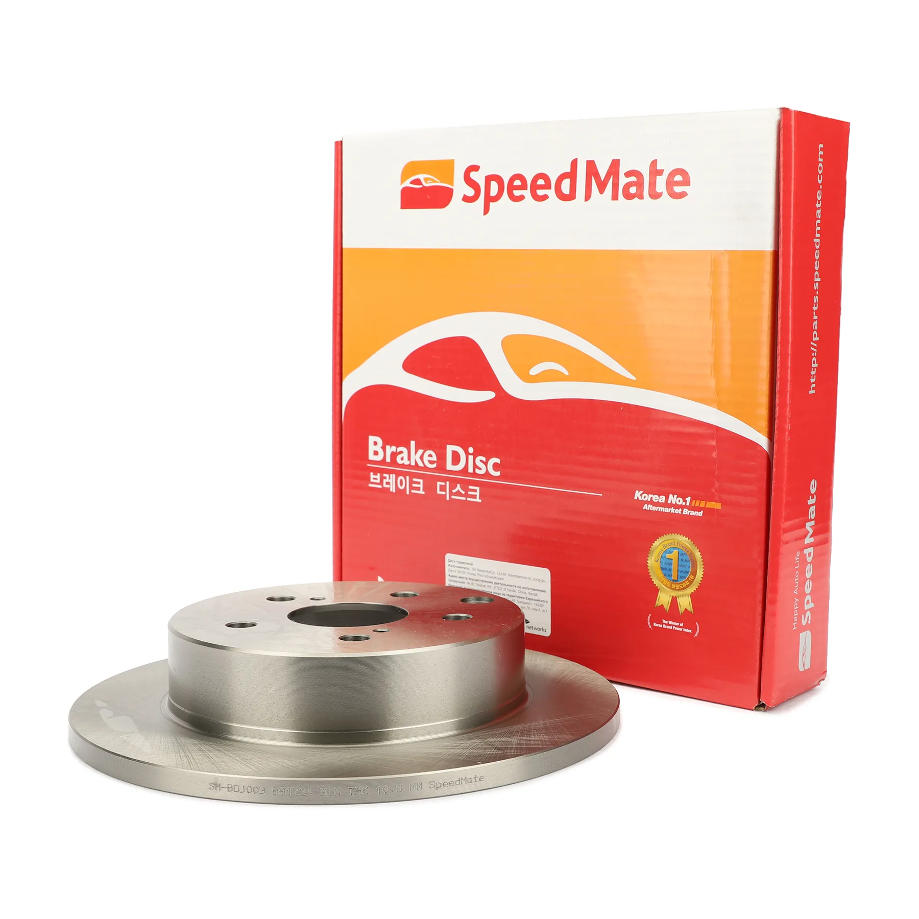 Диск тормозной задний TOYOTA (RAV4 A30) (2006-2012) (RAV4 A40) (2012-) SPEEDMATE SM-BDJ003