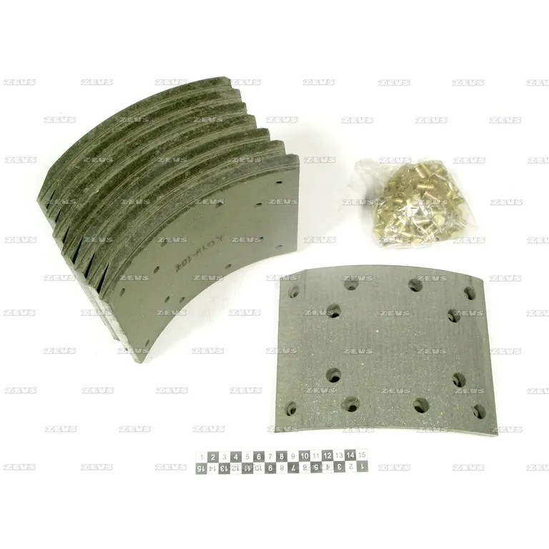 Накладки тормозные ZEVS Z4068-1521