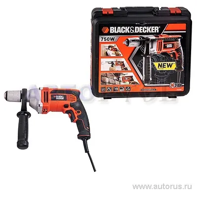 Дрель ударная BLACK&DECKER KR 705 K