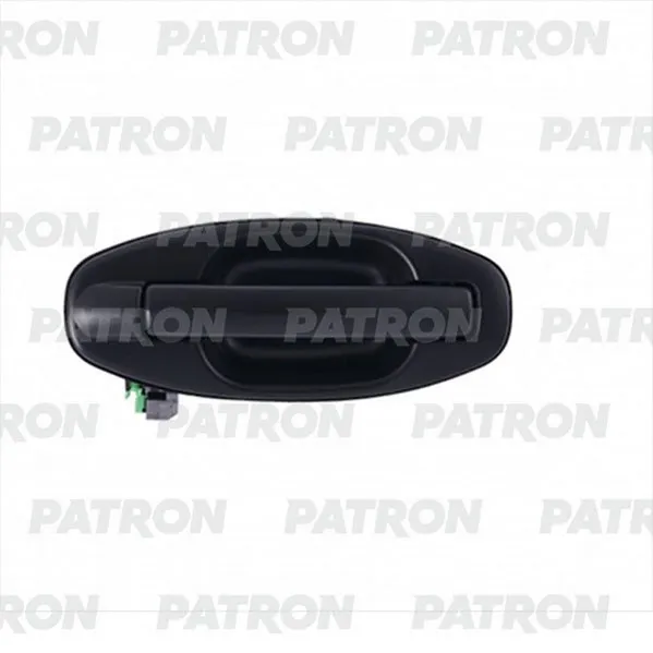 Ручка двери наружн задн лев Hyundai Santa Fe 01-06 (черн) PATRON P200200L