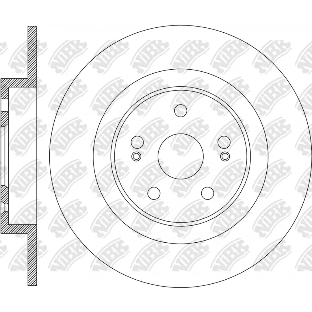 Диски тормозные CHERY TIGGO 8 PRO E+ HYBRID (T1D ), TIGGO 8 PRO MAX NIBK RN2656
