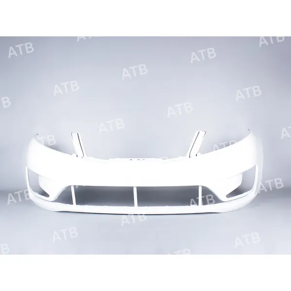 Бампер Kia Rio 3 2011-2015 передний Белый (Cristal white) PGU ATB 1AKR3011FPGU