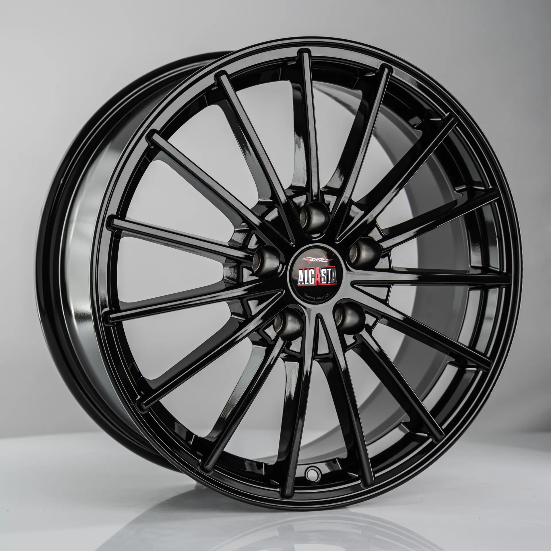 Диск литой R17 7J 5x114.3/66.1 ET40 ALCASTA M60 Black 4010663