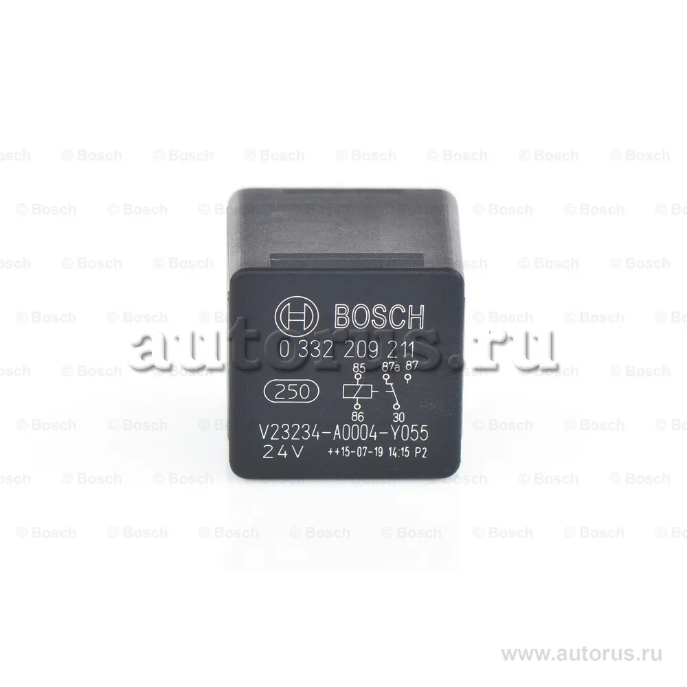 Реле 24v 5 конт. 1020a mercedesmanscania BOSCH 0 332 209 211
