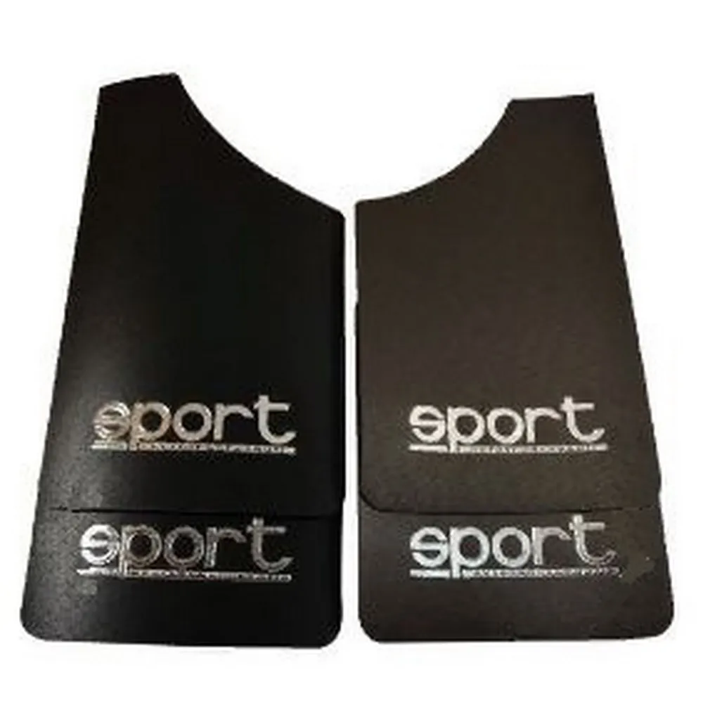 Брызговики универсальные АНТЕЙКО черные SPORT малые (4шт) 370х220 мм . АНТЕЙКО А-370