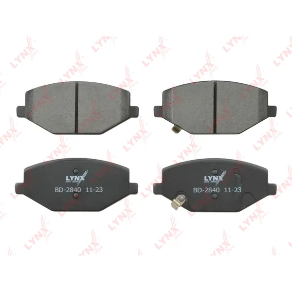 Колодки тормозные передние GEELY Coolray 19> LYNXauto BD-2840