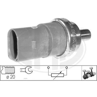 Датчик температуры ОЖ AUDI/VW 00-> ERA 330546