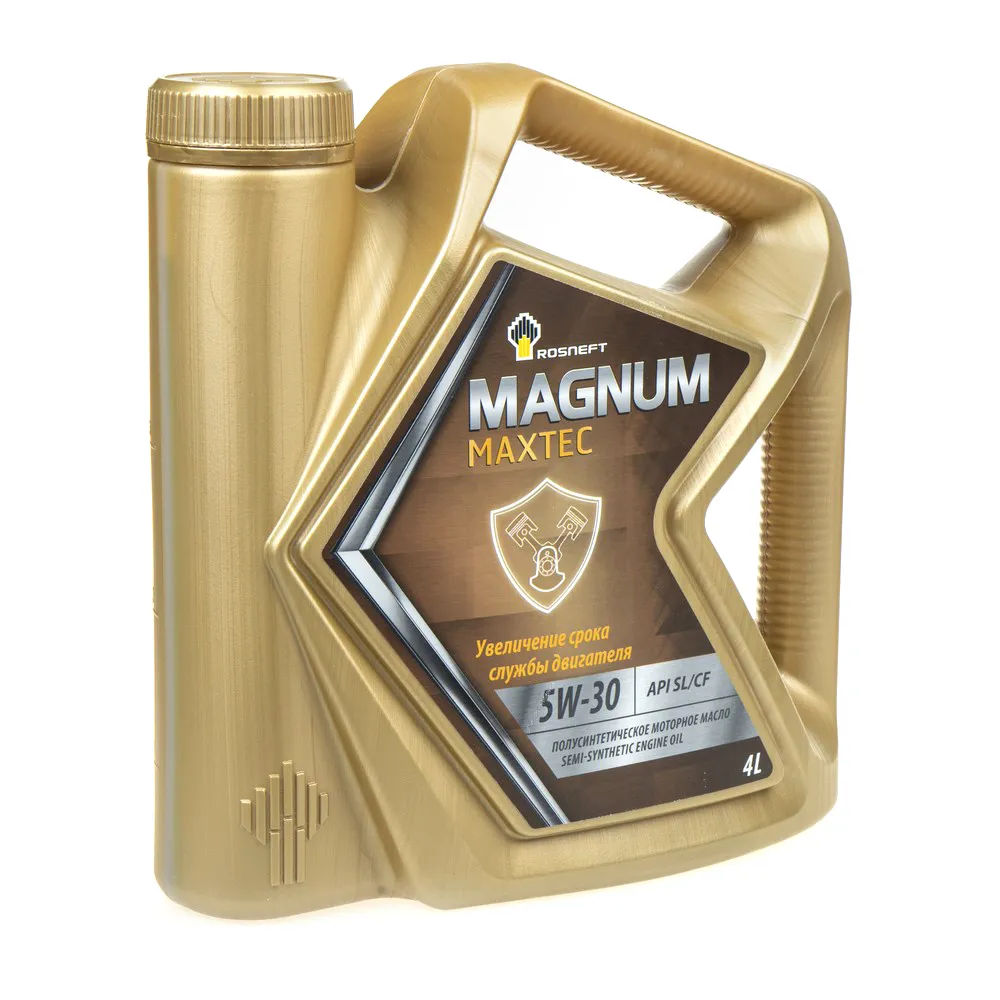 Масло моторное Rosneft Magnum Maxtec 5W-30 полусинтетическое 4 л 40814849